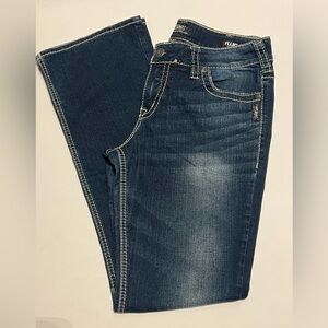 Silver Jeans Women's Dark Blue Boot Cut Jeans